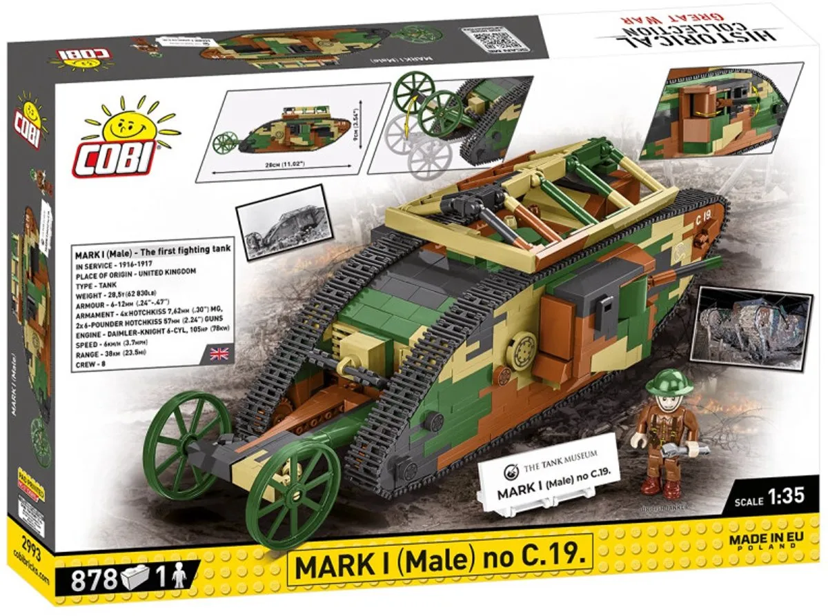Cobi Mark I C.19 - 879 Stukken - Meerkleurig