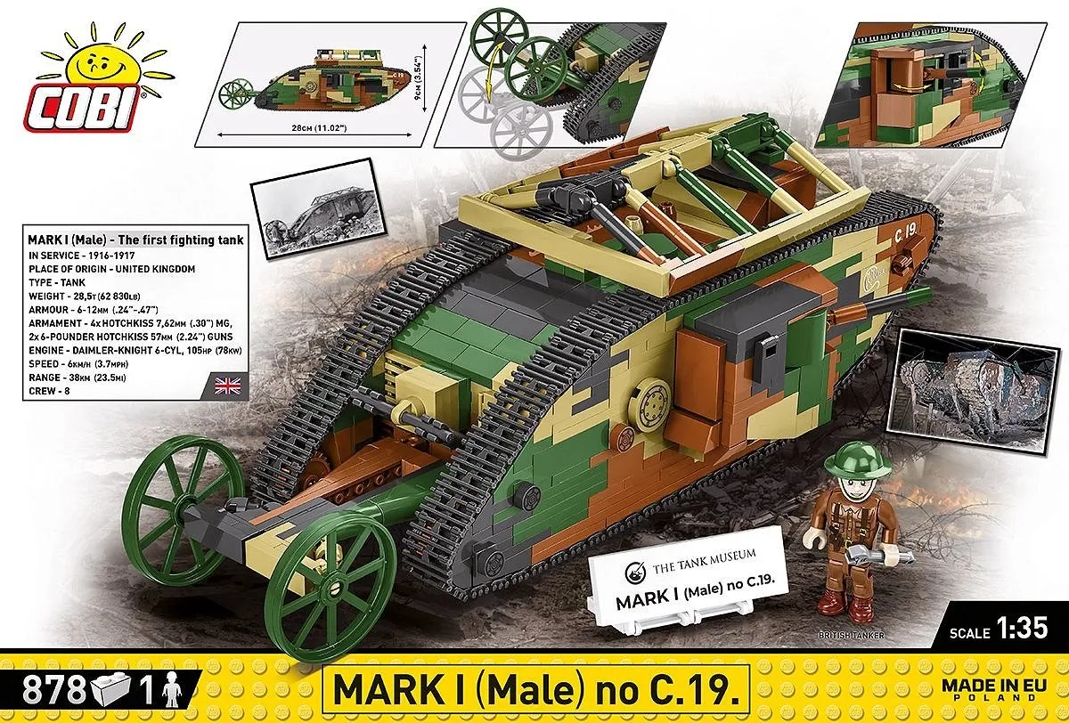 Cobi Mark I C.19 - 879 Stukken - Meerkleurig - afbeelding 6 van 6