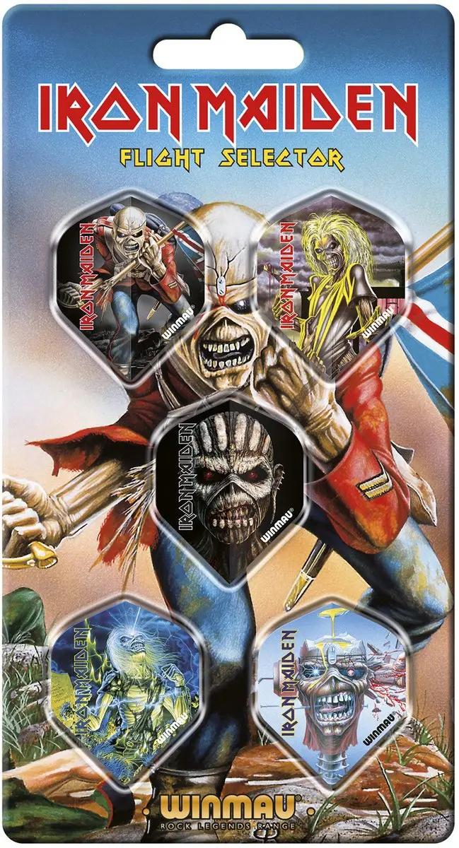 Winmau Iron Maiden Flight Collection Dart Flights
