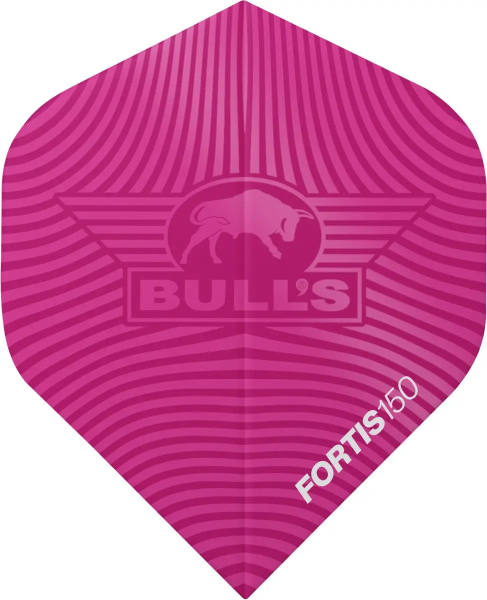 Bull's Fortis 150 Std. Dart Flights - Roze - 3 Stuks
