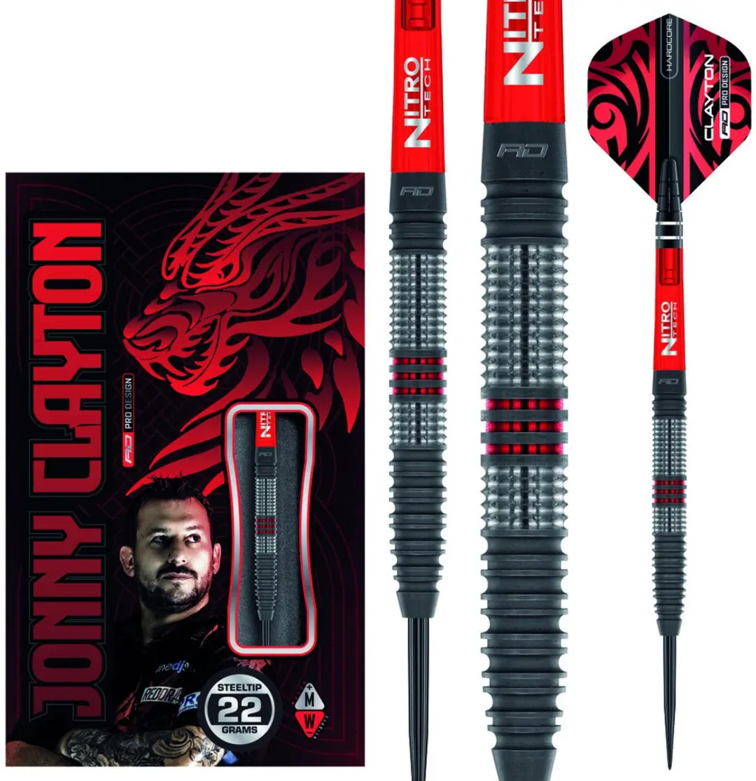 Red Dragon Jonny Clayton Hiraeth 90% Dartpijlen - 3 Stuks