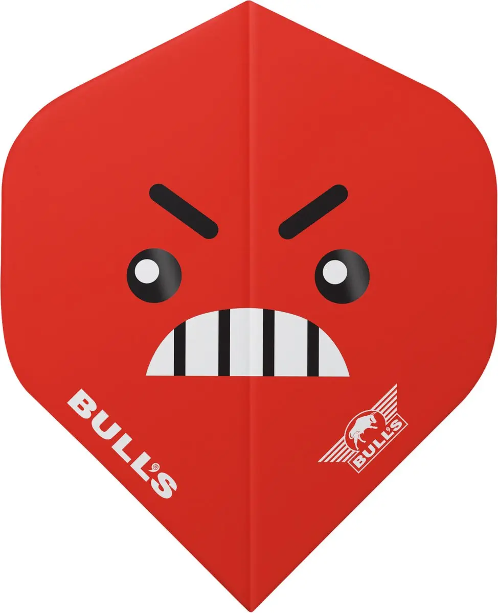 Bull's Smiley 100 Angry Dart Flights BU-50891