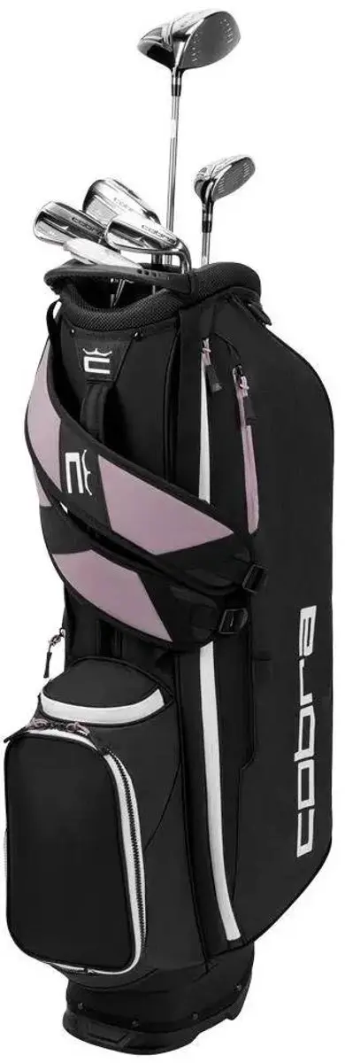Cobra Fly XL Complete Dames Golfset 2025 - 15-delig - Zwart Roze