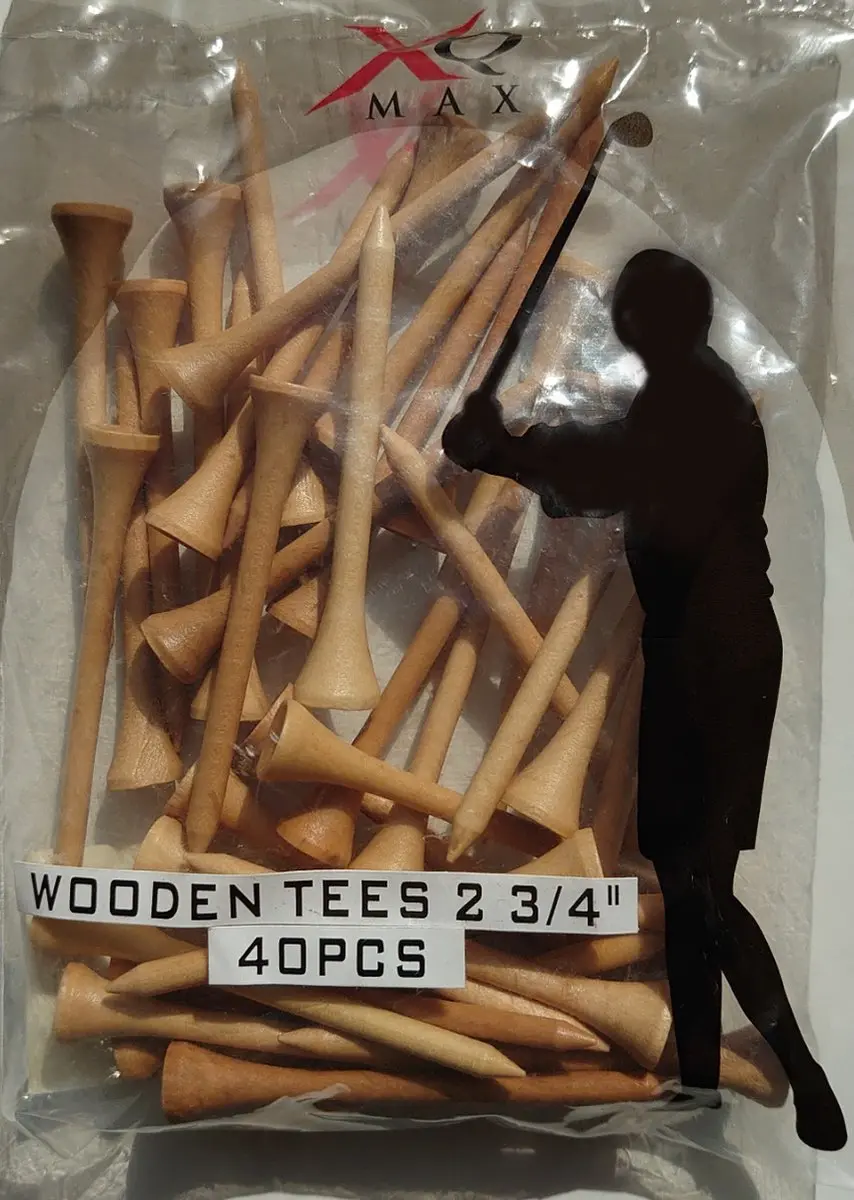 XQMax Wooden Golf Tees 70mm