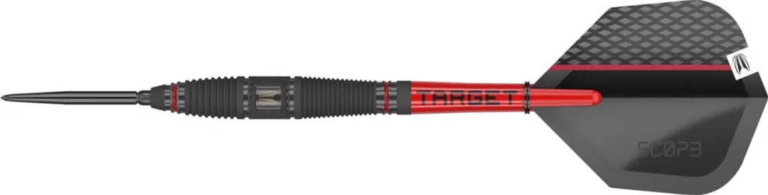 Target Darts Scope Steel Tip Dartset - Barrel 03 23G - 90% Tungsten - 3 Stuks