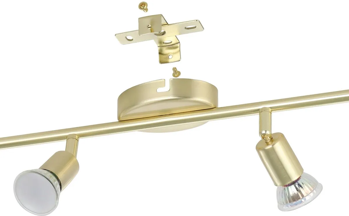 Eglo Buzz-Led Opbouwspot GU10 - 4 Stuks - 68.5cm - Goud