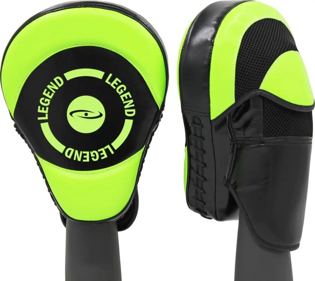 Legend Pro Handling Stootkussens - Zwart/Neon Leer