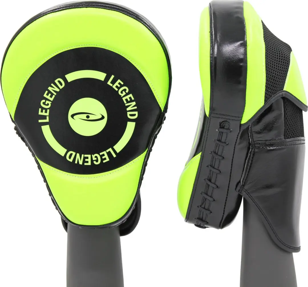 Legend Pro Handling Stootkussens - Zwart/Neon Leer