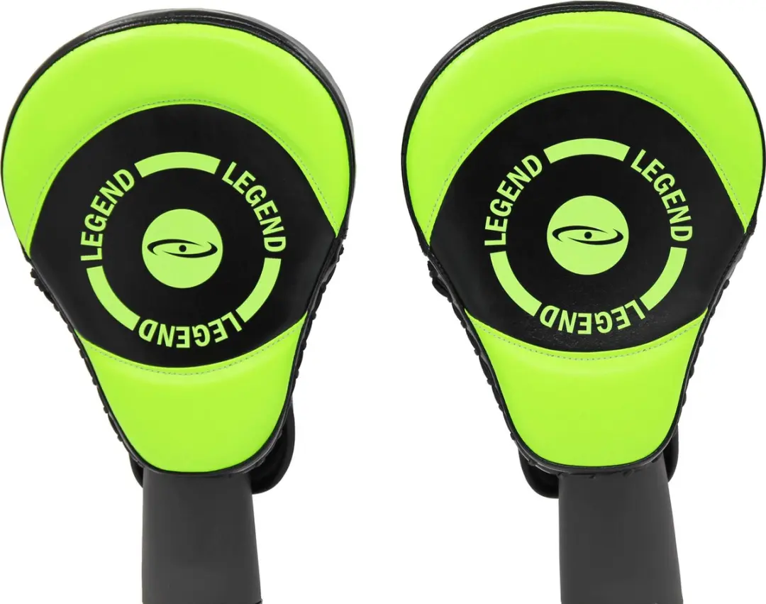Legend Pro Handling Stootkussens - Zwart/Neon Leer
