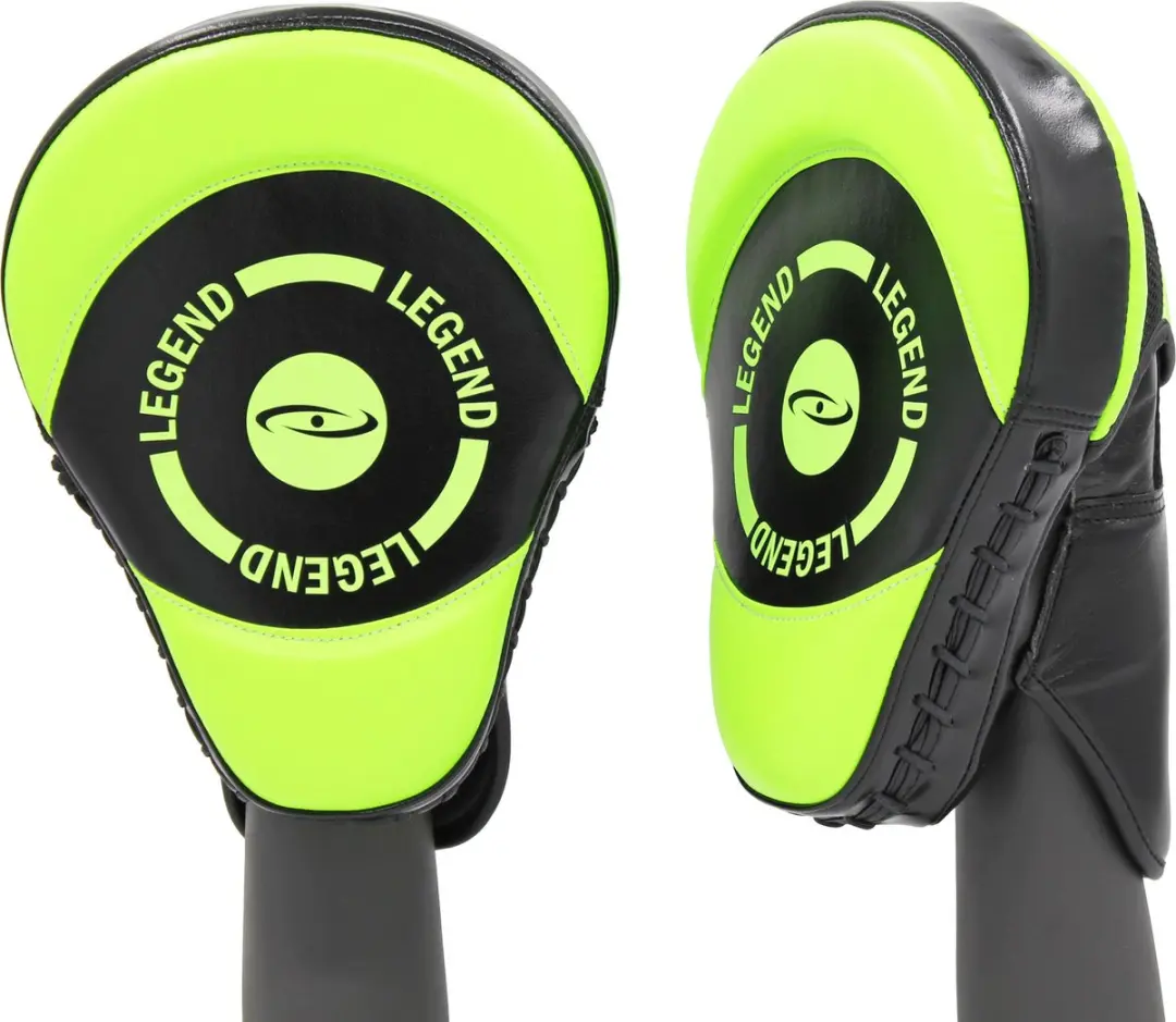 Legend Pro Handling Stootkussens - Zwart/Neon Leer