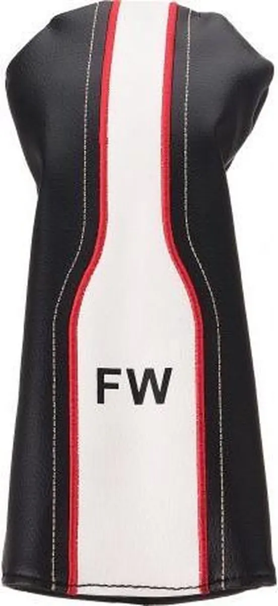 Legend Fairway Wood Universele Headcover - Zwart/Wit/Rood