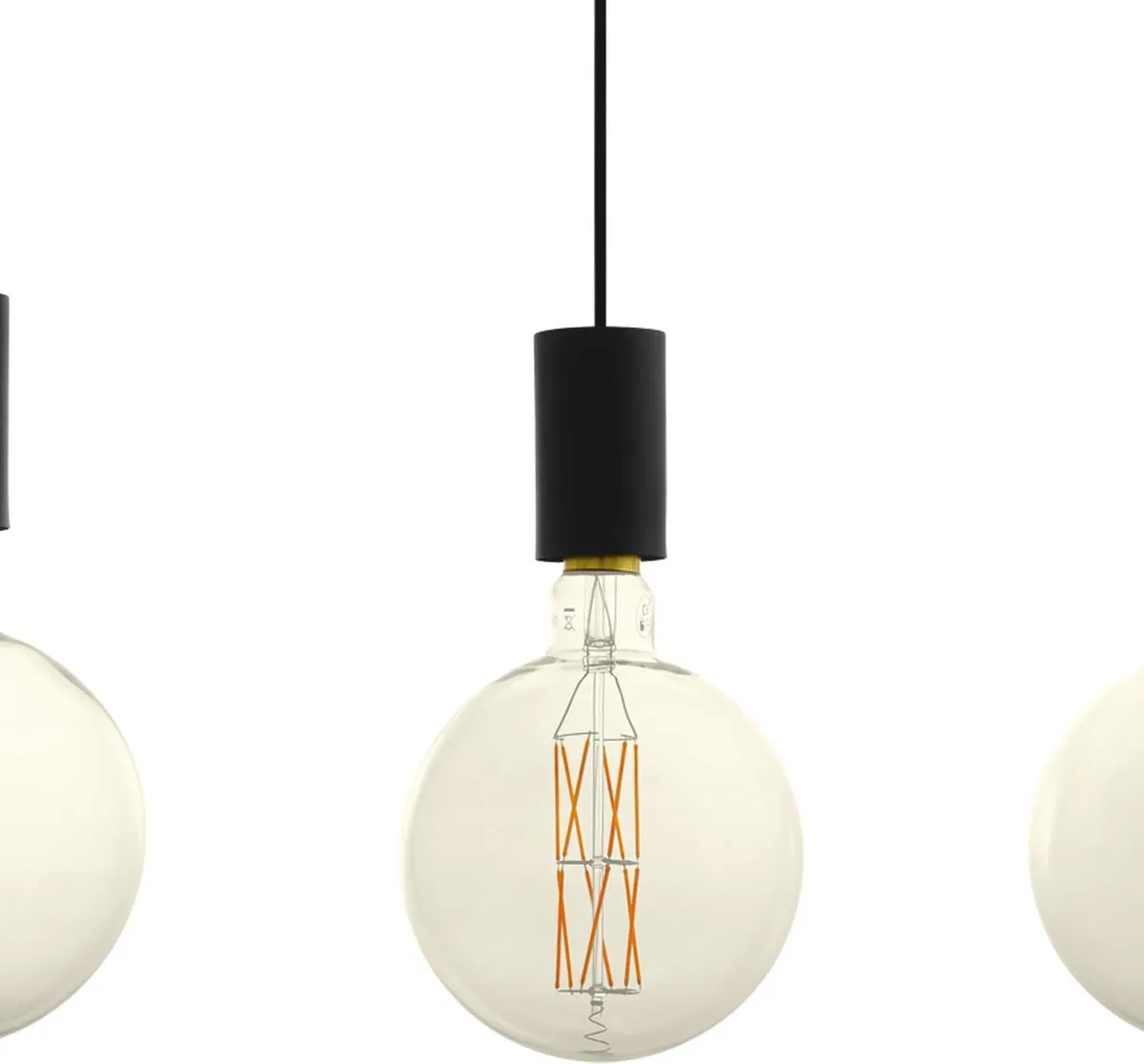 Eglo Pozueta Hanglamp E27 - 84cm - Metaal - Zwart