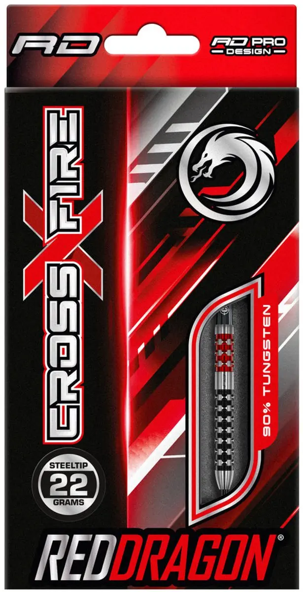 Red Dragon Crossfire 90% Dartpijlen - 3 Stuks
