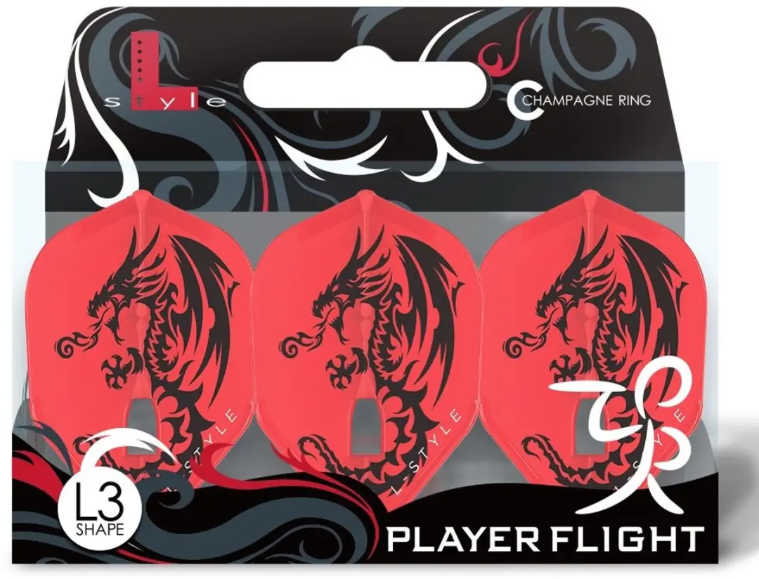 L-Style Champagne Flight L3 Shape Neil Duff V1 F33026 - Rood