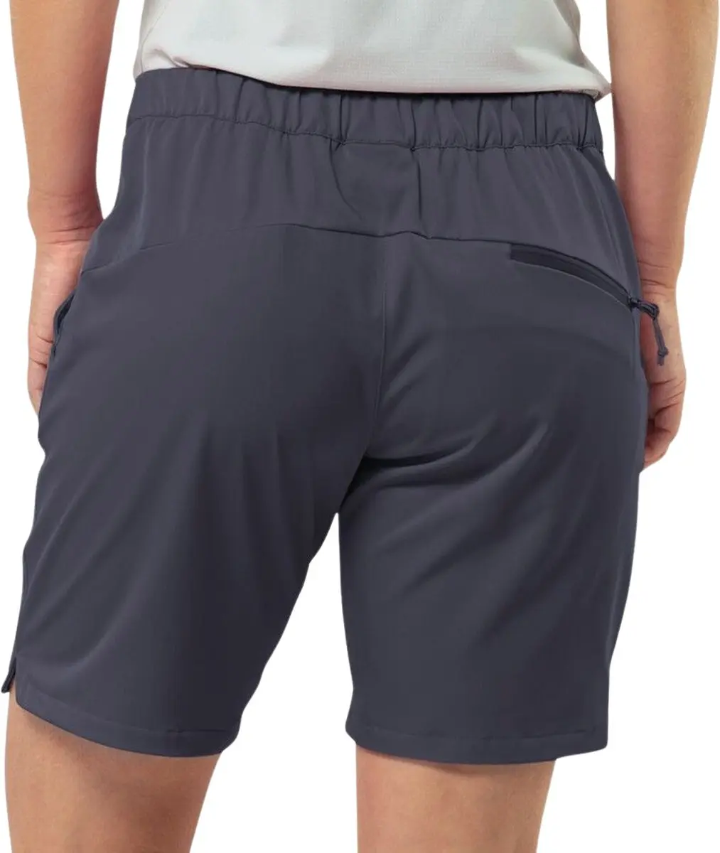 Jack Wolfskin Hiking Alpine Short Dames M - Donkerblauw/Grijs - afbeelding 6 van 6