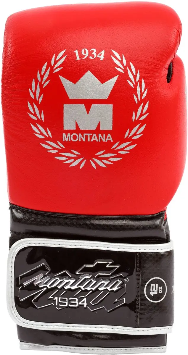 Montana X-BOXING Bokshandschoenen 10 oz - Rood/Zwart