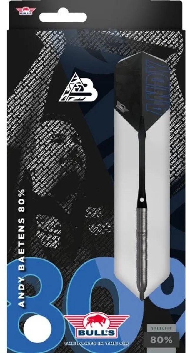 Bull's Andy Baetens E2 Dartpijlen 3 Stuks - Zilver