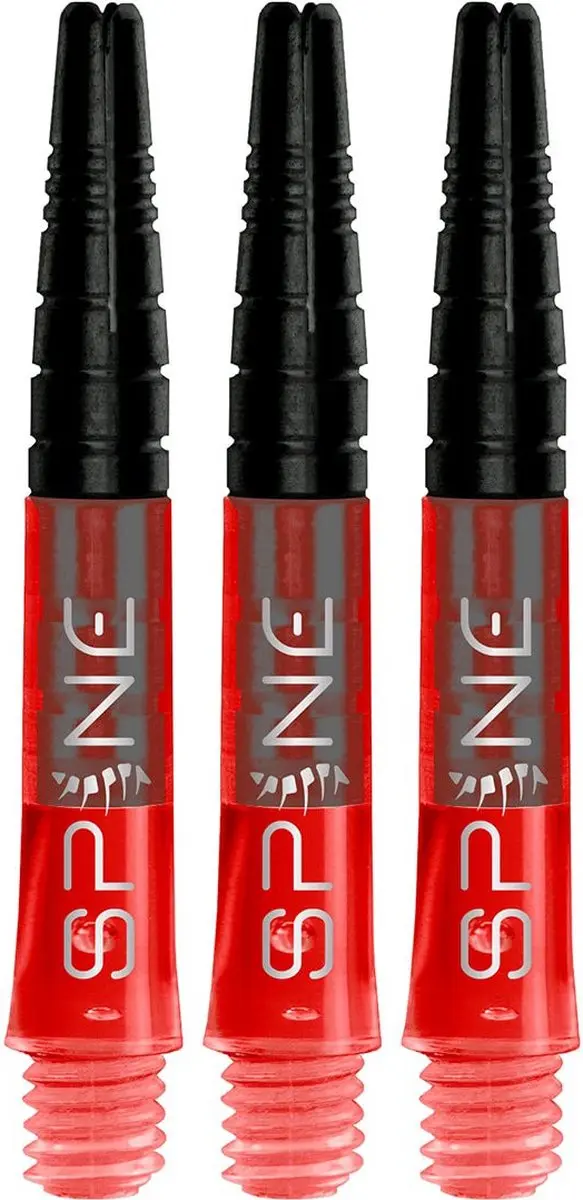Bull's Spine Red Dart Shafts BU-55263 - 3 Stuks
