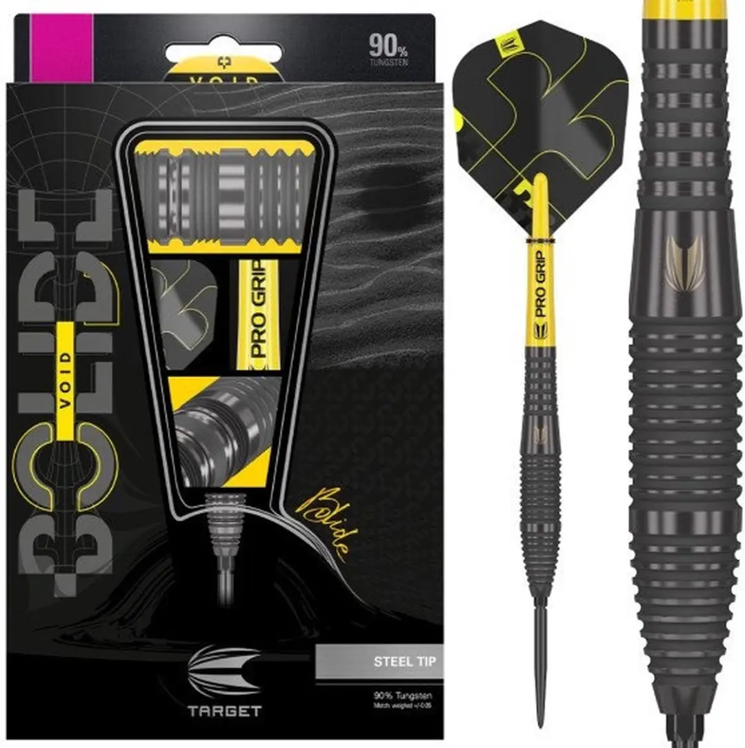 Target Darts Bolide Void Steel Tip 26G - 90% Tungsten - 3 Stuks - afbeelding 6 van 6