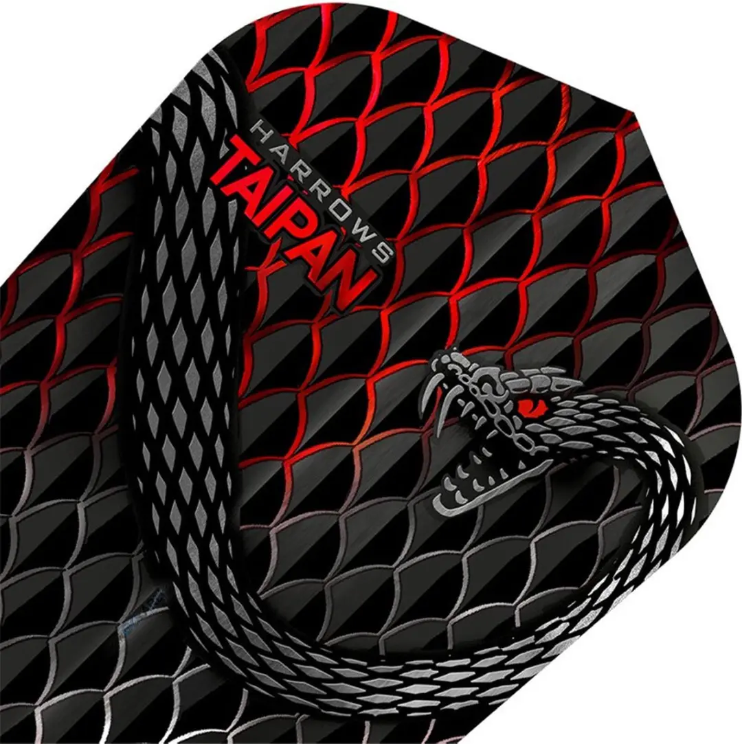 Harrows Taipan Red Dart Flights HF2302 - 3 Stuks