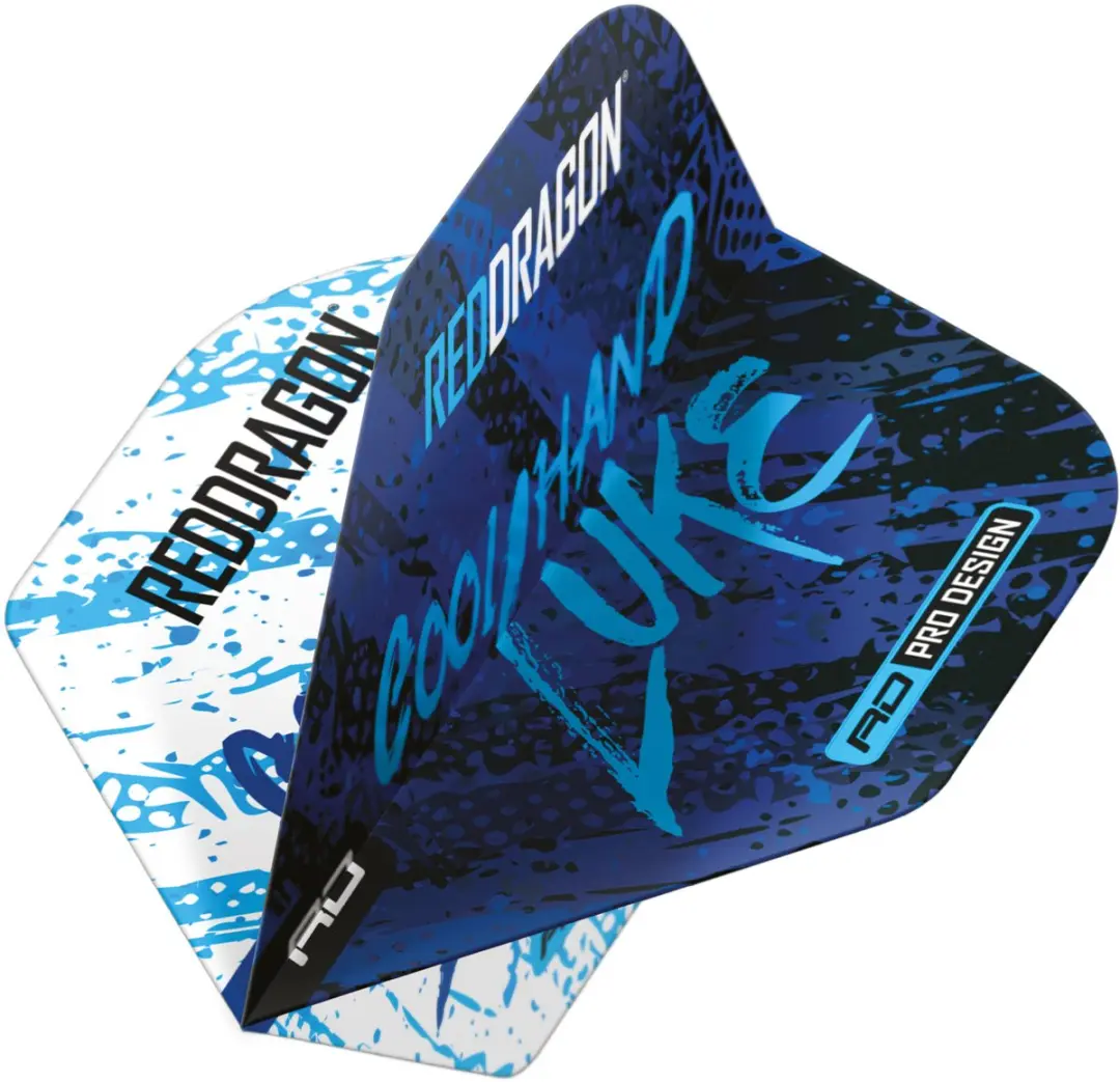 Red Dragon Luke Humphries World Champion Dart Flights TF6997 - 3 Stuks