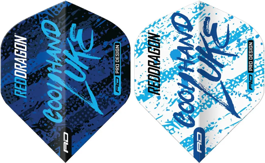 Red Dragon Luke Humphries World Champion Dart Flights TF6997 - 3 Stuks