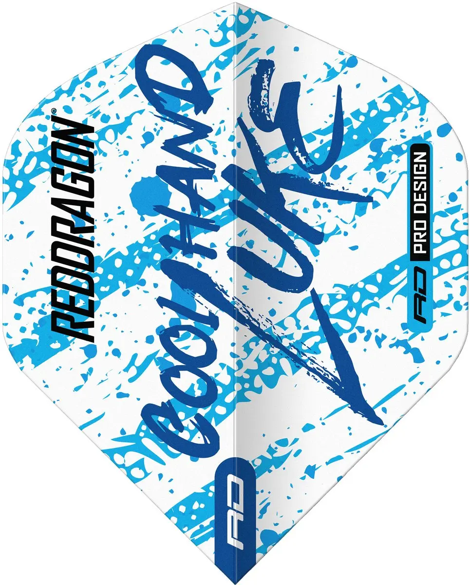 Red Dragon Luke Humphries World Champion Dart Flights TF6997 - 3 Stuks