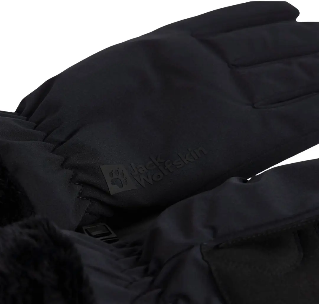 Jack Wolfskin Highloft Handschoenen Dames - Maat M - Zwart