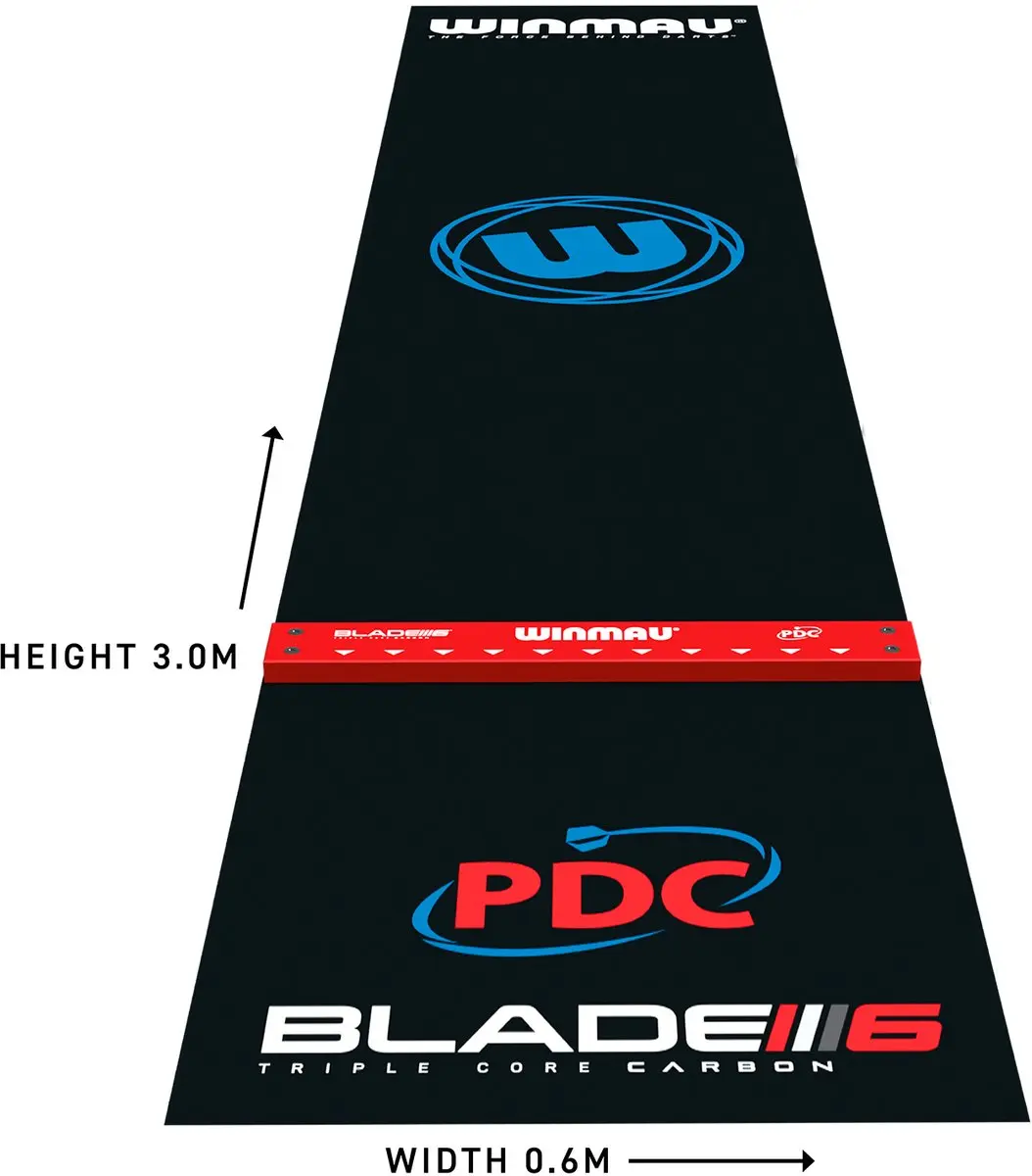 Winmau Pro Zone Precision Dartmat - Zwart