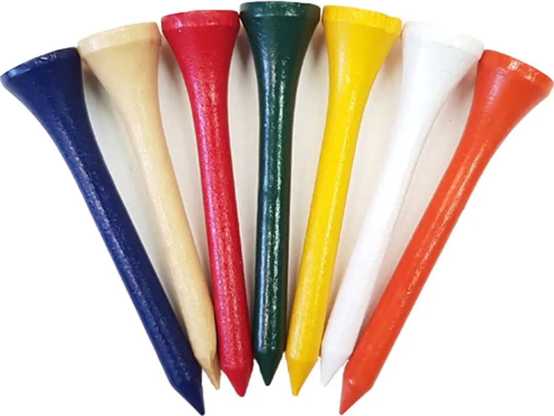 Legend Houten Tees 7cm - 1000 Stuks Kleurenmix