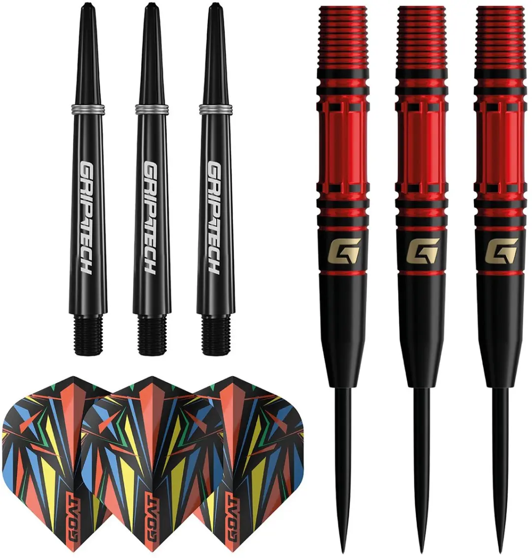 goat Athlete Red 90% Dartpijlen - 3 Stuks