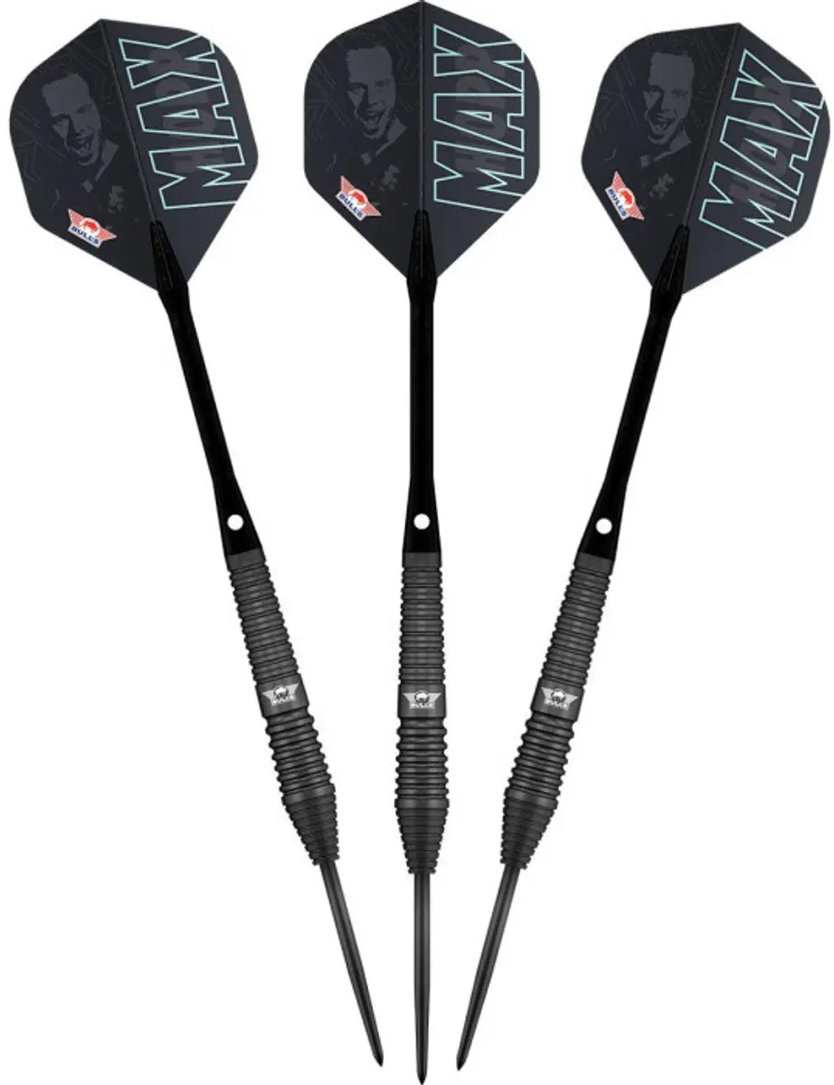 Bull's Max Hopp Black Dartpijlen 3 Stuks