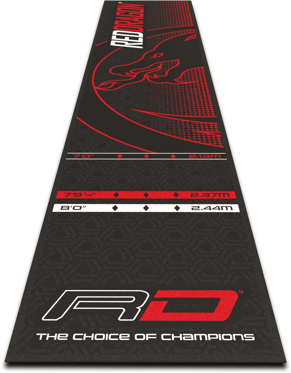 Red Dragon Soft Feel Dartmat Z0105 - Zwart
