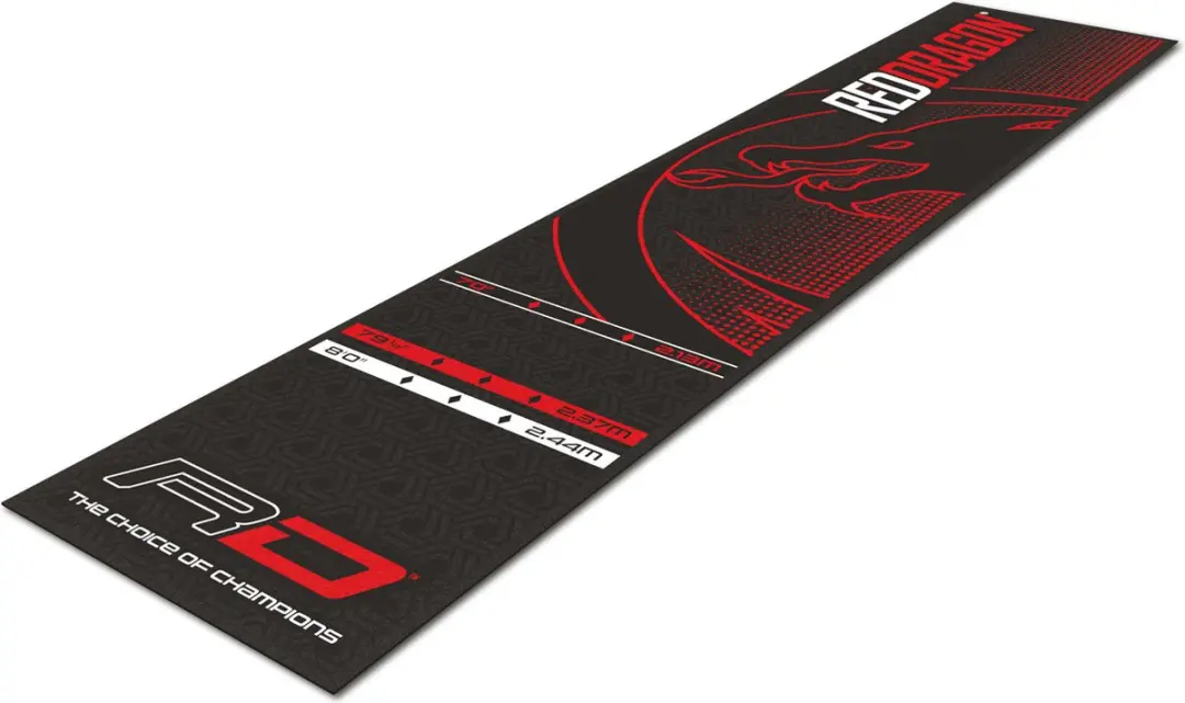 Red Dragon Soft Feel Dartmat Z0105 - Zwart