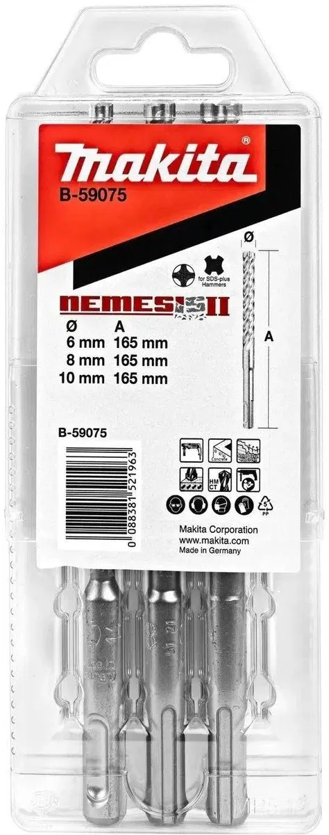 Makita SDS-plus Borenset B-59075 - 3-delig