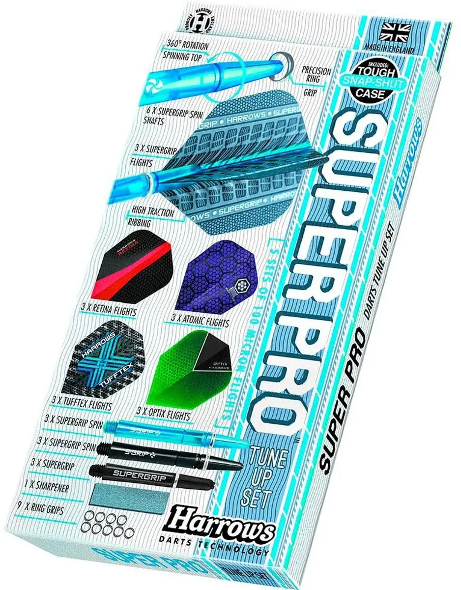 Harrows Super Pro Tune Up Set 140374 - 3 Stuks - Meerkleurig