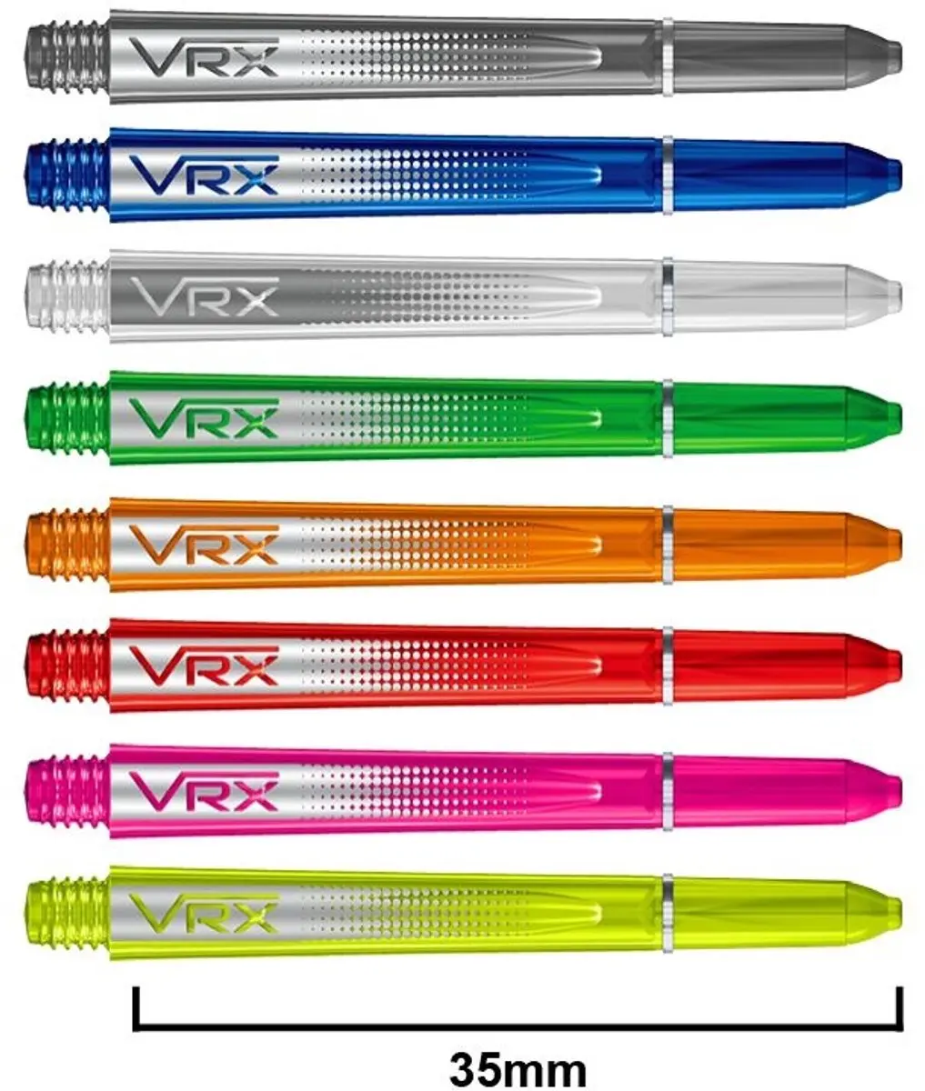 Red Dragon VRX Clear Dart Shafts TC463 - 3 Stuks