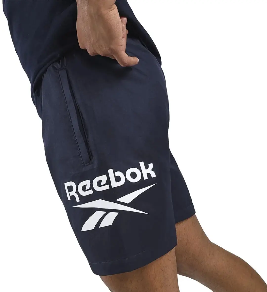 Reebok 1 Color Logo Korte Broek Vector Navy XL