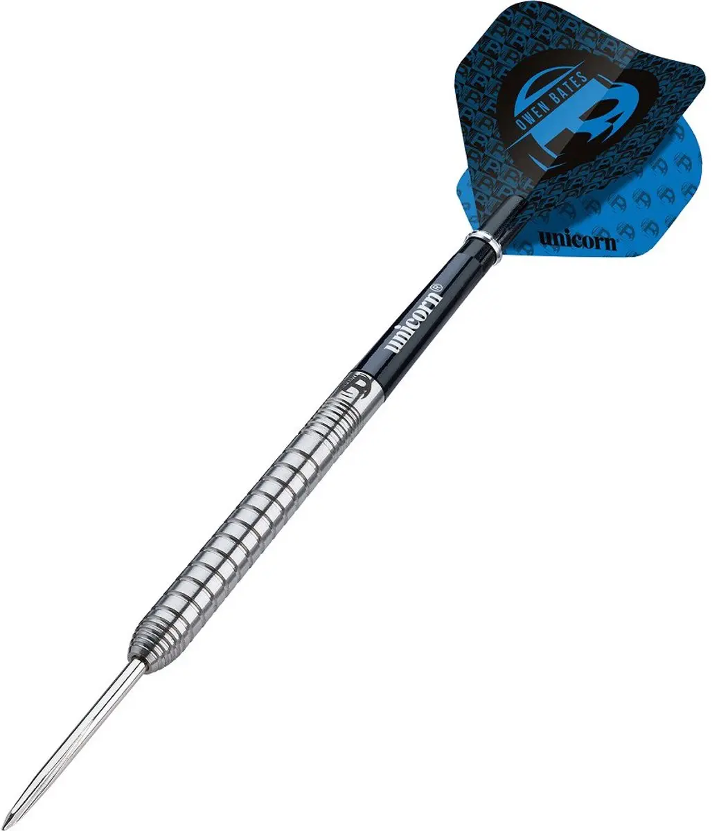 Unicorn Owen Bates 90% Dartpijlen - 3 Stuks - Zilver