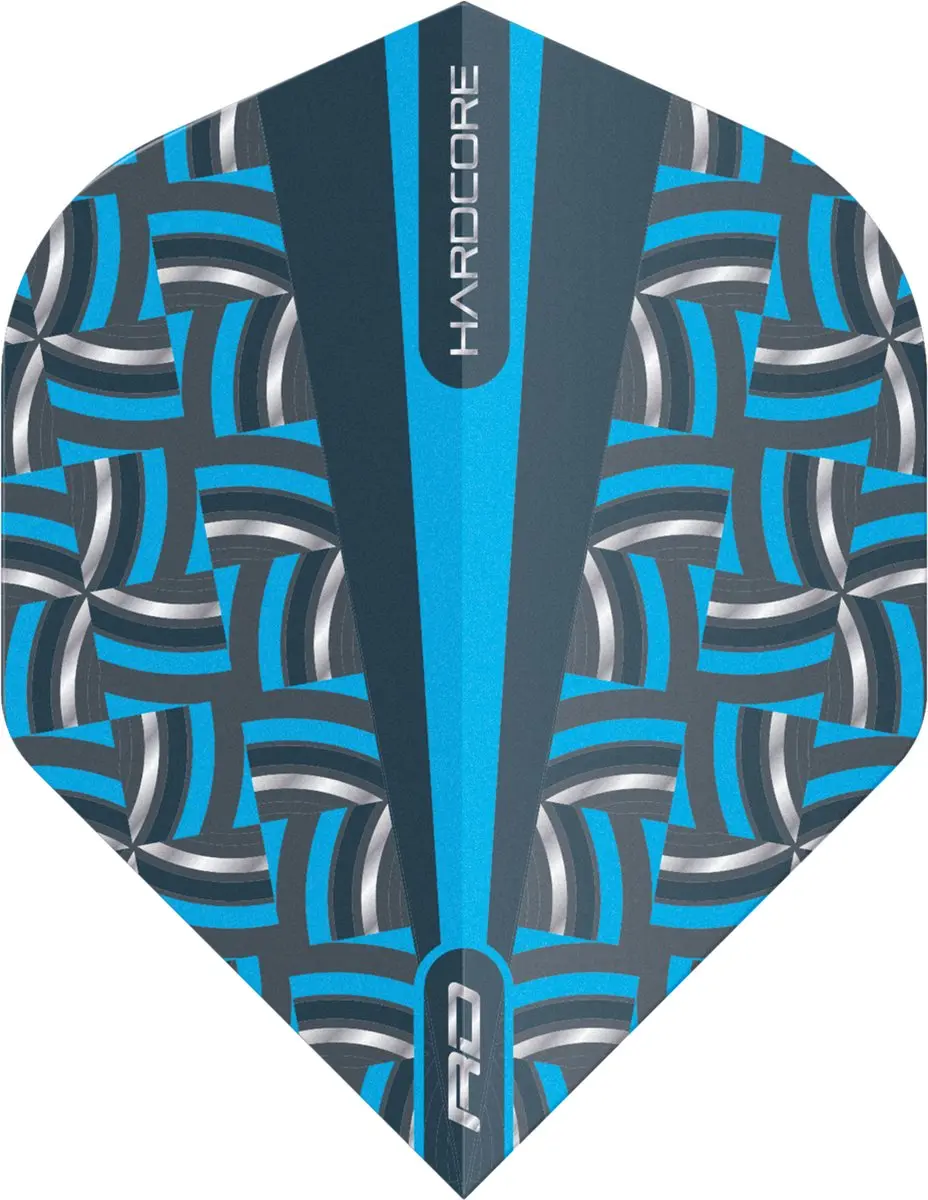 Red Dragon Hardcore Radical Blue Dart Flights TF6515 - 3 Stuks