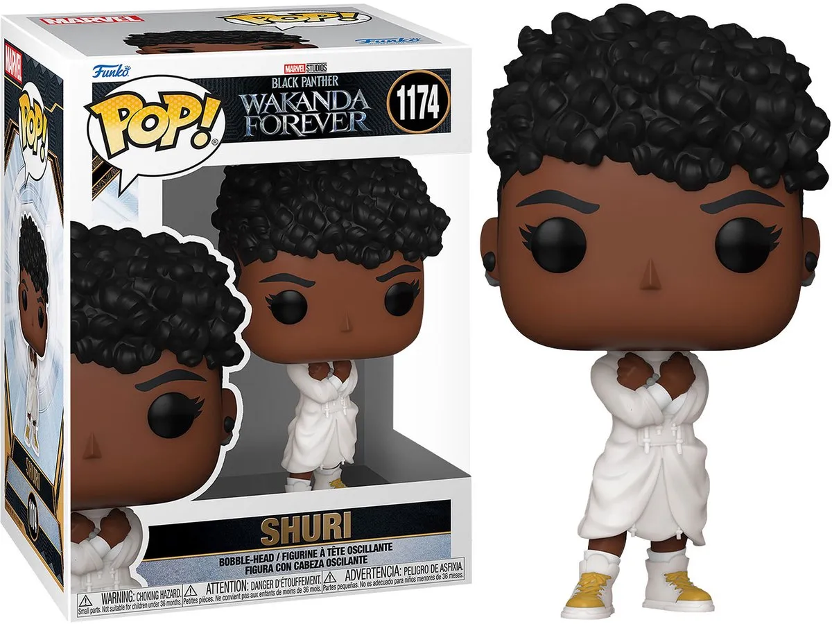 Funko POP! Wakanda Forever Shuri Marvel Verzamelfiguur 9cm - 63944 - Multicolor