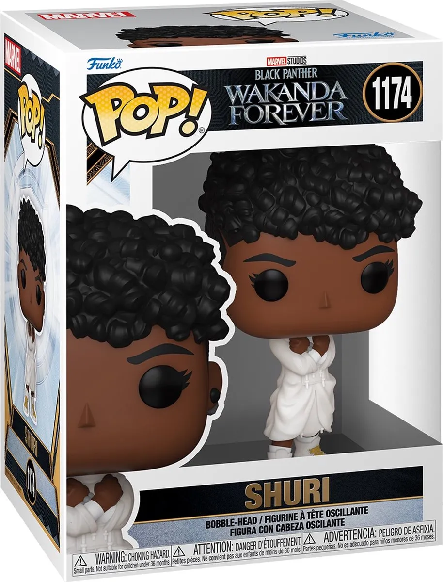 Funko POP! Wakanda Forever Shuri Marvel Verzamelfiguur 9cm - 63944 - Multicolor