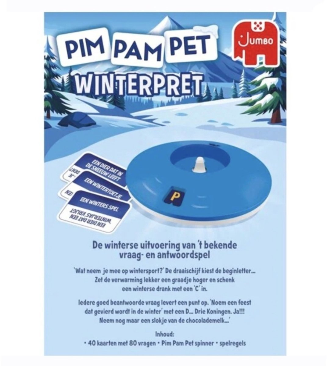 Jumbo Pim Pam Pet - Winterpret - Wintereditie met 80 Winterse vragen