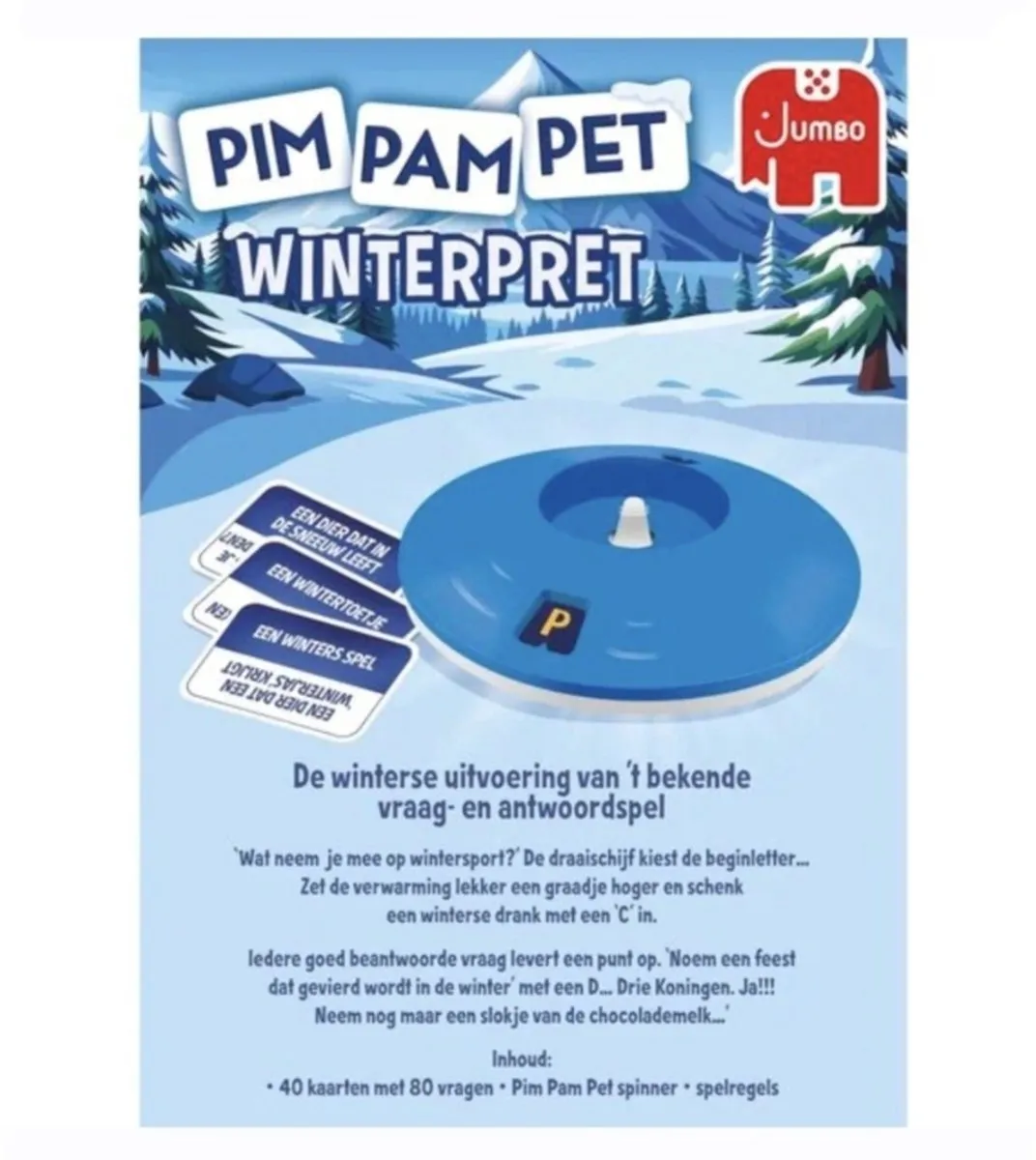 Jumbo Pim Pam Pet Wintereditie - 80 Winterse Vragen