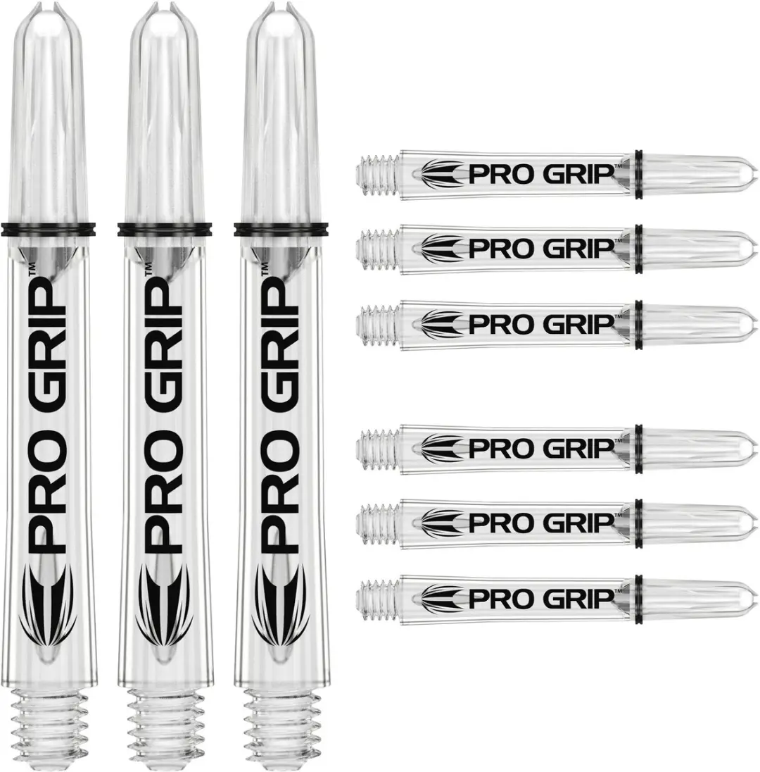 Target Pro Grip 3 Dart Shafts Transparant - 3 Stuks