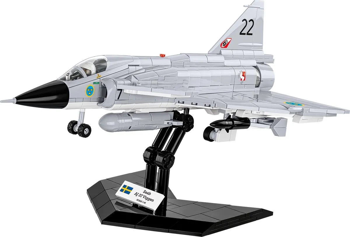 Cobi Saab AJ37 Viggen 5915 - 836 Stukken - Grijs