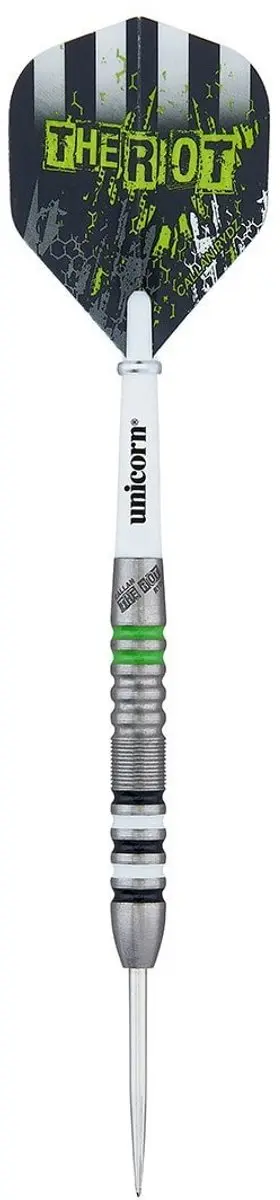 Unicorn Callan Rydz 80% Dartpijlen - 3 Stuks - Zilver