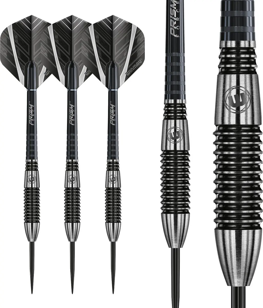 Winmau Blackout 2 Dartpijlen - 3 Stuks - Zwart