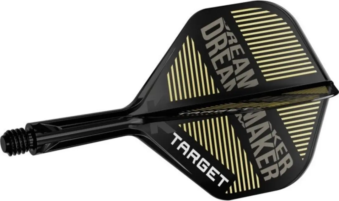 Target K-Flex Dimitri van den Bergh NO2 Dart Flights - 3 Stuks - Oranje/Zwart