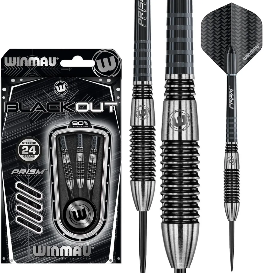 Winmau Blackout 2 Dartpijlen 3 Stuks
